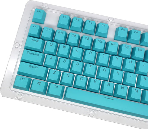 PBT Keycaps, 108 Keys P9 Mechanical Keyboard Key Caps Backlit Key Caps Character Translucent Key Caps DIY Keycaps,for 61/64/87/104/108 Key Mechani...