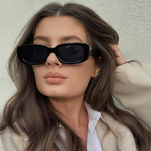 Rectangle Sunglasses Trendy Retro 90S Sunglasses Y2K Aesthetic Sunglasses Fashion Square Frame Sunglasses UV400...