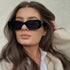 Rectangle Sunglasses Trendy Retro 90S Sunglasses Y2K Aesthetic Sunglasses Fashion Square Frame Sunglasses UV400...