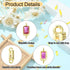 KitBeads 10pcs Real Gold Plated Connector Charms Mixed Color Crystal Double Loop Charms Cubic Zirconia Links Charms for Jewelry Making Craft...