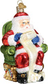 Old World Christmas Assortment Glass Blown Ornaments for Christmas Tree Santa Checking List, 40300...