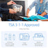 PACKISM Clear Makeup Bags - TSA Approved Toiletry Bag with Handle Large Opening, Clear Toiletry Bags for Traveling Travel Essentials, Clear Travel...