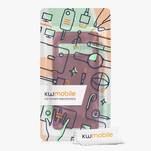 kwmobile Case Compatible with Google Pixel 6 Pro Case - TPU Silicone Phone Cover with Soft Finish - Rhubarb Red...