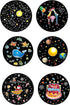 Starry Sky Projection Light Luminous Night Light with Remote Control, 6 Kinds of Light Effects and Music Box Combination of Ambient Light, Suitabl...
