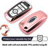 MECHCOS Fit for Ford Edge Mustang Explorer Bronco Escape Expedition Maverick F-150 Lightning F-250 F-350 F-450 F-550 Super Duty F-650 F-750 Pink T...