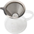 Mind Reader Pour Over Coffee Maker, Single Serve, Reusable Stainless Steel Filter, Glass, 4.76" L x 5.98" W x 6.3" H, Clear...