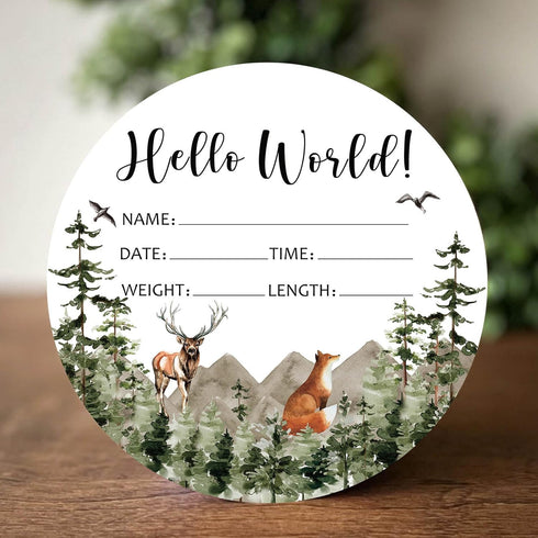 Adventure Awaits Baby Milestone Blanket with Birth Stat Sign, Mountain Baby Growth Chart Monthly Blanket, Watch Me Grow Adventure Baby Nursery for...