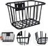 Sosoport Bicycle Iron Basket Cruiser Bike Bicycle Iron Bike Basket Rear Bike Basket Metal Bike Basket Bike Container Front Bicycles Basket 25X18X1...