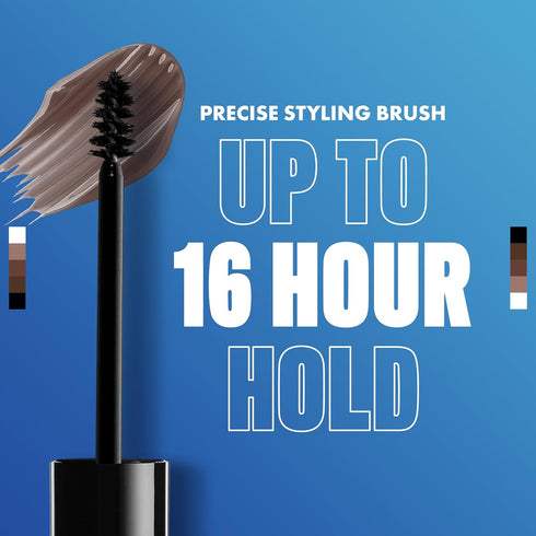 NYX PROFESSIONAL MAKEUP The Brow Glue, Extreme Hold Tinted Eyebrow Gel - Dark Brown...