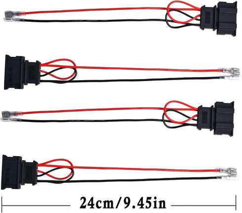 4 Pack Speaker Wire Harness Adapter Replacement for Volkswagen Speaker Harness VW Jetta GLI GTI Beetle Golf Passat Polo Car Speaker Connector Harn...