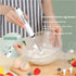 Rechargeable Milk Frother, 3-Speed Electric Handheld Frother for Coffee with 2 Whisks and Coffee Decoration Tool, Coffee Frother Mixer, Stand-up D...