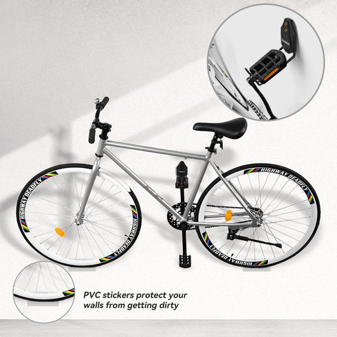 Bike Wall Garage Wall Bike Hooks, Bike Rack with 60 lb Capacity, Garage Hooks for Mountain Bike, Road Bike & Kids Bike...