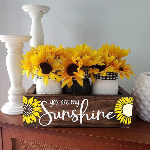 20 Pieces Sunflower Stencils Reusable Sunflowers Flower Stencils for Painting on Wood Wall Floral Stencil for Painting on Furniture,Canvas, Paper,...