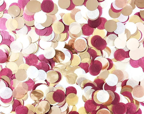 Burgundy Gold Confetti/Graduation Decorations Burgundy Gold/Maroon Confetti Table Decorations/Fall Engagement Decorations/Birthday Weddings...