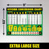 Kitchen Conversion Chart Magnet - Extra Large Easy to Read 11” x 8.5” Measurement Cheat Sheet for Cooking Baking & Reading Recipes - Convert Volum...