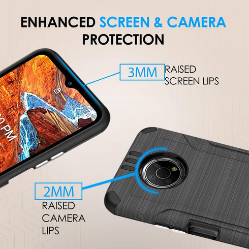 HRWireless Compatible for Nokia G300 5G (N1374DL) 6.5” Phone CaseSeries with Premium Original Minimalistic Design for Shock Absorption, Accidental...
