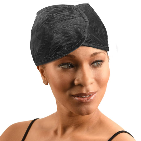 DONNA Silky Satin Hair Wrap, Luxurious Head Wraps for Black Women, Premium Silk Hair Wrap for Nighttime Protection and Style Black Satin Headband,...