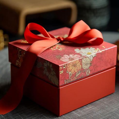 LIUYAXI Red Double Faced Satin Ribbon, 3/8" X Continuous 100 Yards, Ribbons Perfect for Gift Wrapping Bows Bouquet Wedding Decor DIY Craft and Mor...