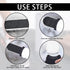 Portable Lint Remover Brushes - 2 Pack Lint and Fur Remover Dog & Cat Hair Remover, Double-Sided Brush with Self-Cleaning Base Hair Cleaner Brushe...