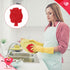 12 Pcs Valentine's Day Cleaning Sponges Cute Kitchen Scrub Sponges Heart Lip Bear Rose Sponge Temperature Sensitive Non Scratch Household Cleaning...