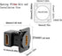 HDMI Right Angle D Type Panel Mount Adapter Connector Extender Socket Series D-Type HDMI Coupler Female to Female Glod Plated Connector with Screw...