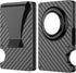 Slim Card Holder Wallet for Men, GPS Carbon Fiber Money Clip Wallet, RFID Blocking Aluminum Slim Cash Credit Card Holder (Not Include GPS Tracker)...