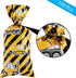 Gejoy 100 Pieces Construction Party Favor Bags Truck Themed Candy Treat Gift Construction Theme Cellophane Bags with 100 Pieces Golden Twist Ties ...