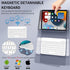 JKSML 10.9 Inch Case for iPad Air 5th/4th Generation 2022/2020 with Magnetic Detachable Bluetooth Keyboard and Pencil Holder, Auto Wake/Sleep Smar...