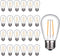 25-Pack LED S14 Bulbs 2W String Light Bulbs, Shatterproof Outdoor 20 Watt Equivalent 2200K Warm S14 Replacement Light Bulbs for Patio Garden, Clea...