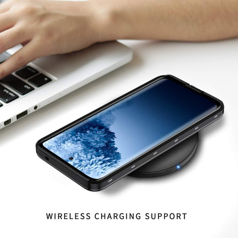 Lanhiem Galaxy S20 Ultra Case, Built-in Screen Protector IP68 Waterproof Dustproof Case, Full Body Heavy Duty Shockproof Protective Cover for Sams...