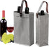 2 Pcs Wine Carrier Tote Bag Reusable Single Double Wine Bags for Wine Bottles Gifts for Birthday,Wedding,Picnic Party,Christmas...