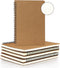 EUSOAR College Blank Spiral Notebook, A5 6packs 5.5"x8.3" 120 Pages Blank Travel Writing Journal, Memo Notepad Sketchbook, Students Office Busines...