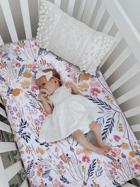 Baby Blanket, Floral Nursery Bed Blanket, Infant Blanket, Toddler Blanket, Boy Girl Blanket Soft, Crib Blanket, Newborn Blanket...