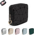 4.5" Mini Makeup Bag for Women, Small Black Cosmetics Bag for Purse, Portable Makeup Pouch with Zipper for Girls (Black, Small)...