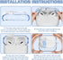 AirPods Pro 2nd/1st Generation Case Cover with Cleaner Kit, Auto Snap Switch Secure Lock Clip Transparent Airpods Pro Case,Compatible with MagSafe...