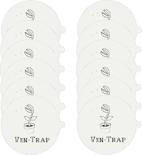 12 Pack -Flea Trap Refill Disc 7.1"– Fits Victor, bugMD, Aspect and Other Flea Dome Traps - Replacement Sticky Glue Pads – Bugs, Fleas, Flies, Mos...