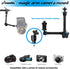 Camera Magic Arm articulating arm- 11 Inch Metal Adjustable Friction Articulated arm with Super Clamp/Phone Clip, for Various Action Camera/DSLR/L...