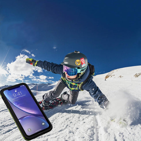 Waterproof Case,Retail Packaging,Rugged Heavy Duty Wireless Charging Full Body Protective with Built-in Screen Protector Clear Case for iPhone XR ...