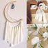 Anwyll White Handmade Silk Ribbon,Handmade Fringe Chiffon Ribbon,1-1/2 Inchx21 Yd Chiffon Silk Ribbon,Frayed Edge Fabric Ribbons (3 Roll x 7Yd) fo...