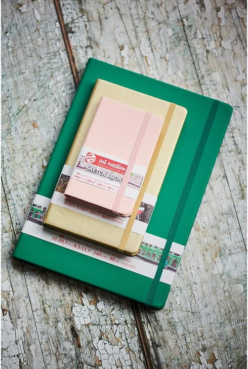 Talens Art Creation Sketchbook 80 Sheets, 21 cm x 30 cm, White Gold...