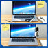 6 Pcs Screen Pen Pencil Holders Attachable Deskside Pen Holder Computer Monitor Desktop Pen Organizer with Self Adhesive Attacher for Office Suppl...