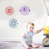 9pcs Mandala Sun and Moon Stencil, Star Sun and Moon Stencils Reusable Mandala Sun Stencils Decoration Moon Template for Painting Crafts Wood Wall...