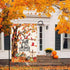 Baccessor Fall Tree Cardinal Garden Flag Fall for Jesus He Never Leaves Flag Vertical Double Sided, Pumpkin Autumn Harvest Thanksgiving Holiday Ya...