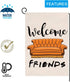 Fri Themed Welcome Home Decor Garden Flag Yard Porch House Flag for Outside Decoration (Welcome Fri)...