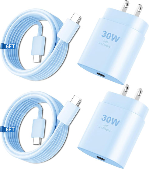 i-Phone 15 Pro Max Charger Fast Charging, 30W USB C i-Phone 15 Pro Max Fast Charger Block with 6FT Long USB C Charging Cable for iPhone 15 Pro Max...