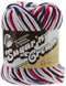 Sugar'N Cream Yarn - Ombres-Red, White & Blue......