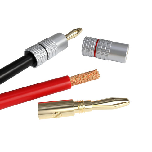 Cables Direct Online Speaker Cable 25FT 14AWG 2 Conductors (14/2) CL3 Rated CCA (Copper Clad Aluminum) Black and Red Jacket Compatible with Low Vo...