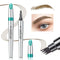 Eyebrow Pencil Eyebrow Microblading Pen - Eye Makeup Eyebrow Pen Micro 4 Point Brow Pen Lift & Snatch Eyebrow Microblading Pen Long-Lasting Waterp...