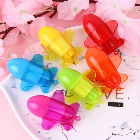 30pcs Mini Plane Ballpoint Pen Cute Cartoon Retractable Ball Pen for Kids (Random Color)...