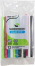 Surebonder CO-12V Mini All Temperature Colored Glue Stik-12 glue sticks-4" length 5/16" diameter...